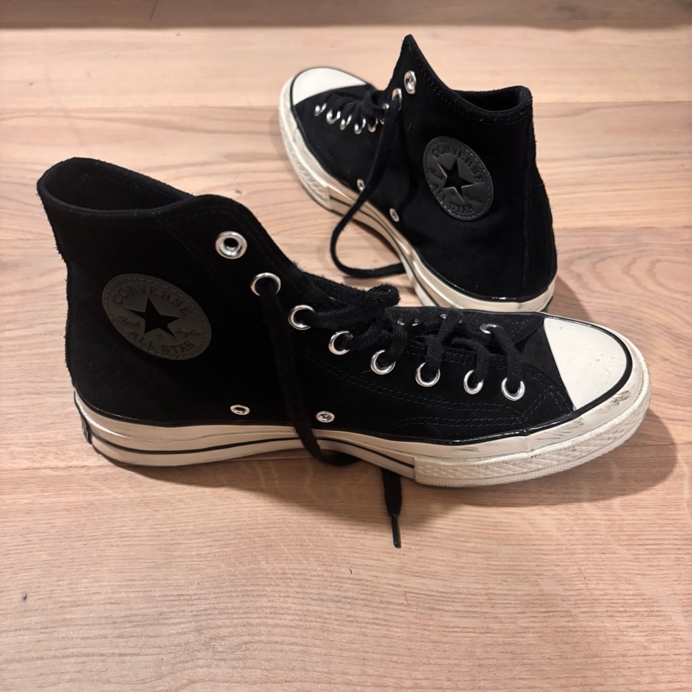 Converse Black and White High-Tops
